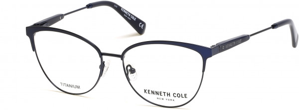 Kenneth Cole New York KC0301 Eyeglasses, 091 - Matte Blue