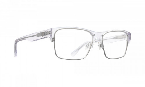 Spy Optic Brody 5050 59 Eyeglasses, Crystal Matte Silver