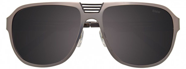 BMW Eyewear B6541 Sunglasses, 020 - Steel & Black