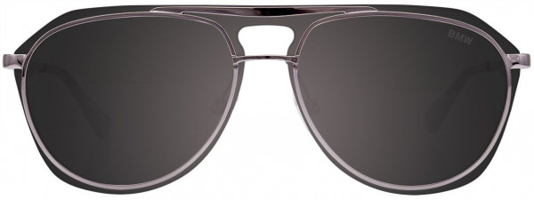 BMW Eyewear B6545 Sunglasses, 025 - Shiny Dark Grey