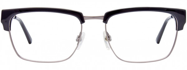 BMW Eyewear B6066 Eyeglasses, 090 - Black & Steel