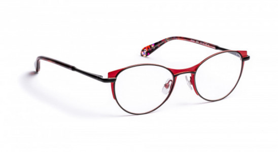 J.F. Rey PM064 Eyeglasses, RED/BLACK (3001)
