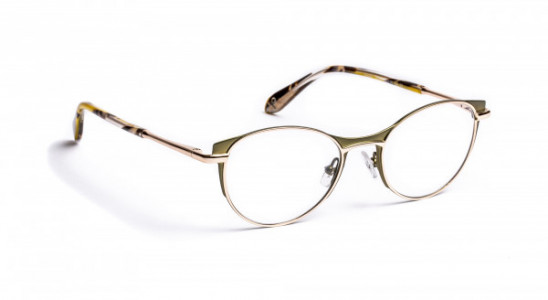 J.F. Rey PM064 Eyeglasses, KAHKI/SHINY PINK GOLD (4050)