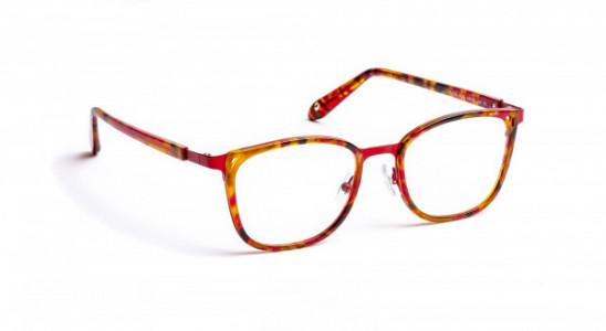 J.F. Rey PM063 Eyeglasses, DEMI/RED (9030)