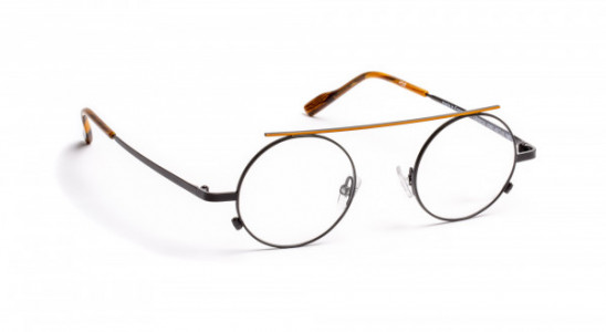J.F. Rey LENNON Eyeglasses, BLACK / ORANGE (0060)