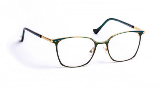 VOLTE FACE NOA Eyeglasses, GREEN/SHINY GOLD (4550)