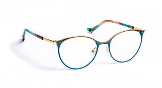 VOLTE FACE NAIA Eyeglasses, BLUE/SHINY GOLD (2050)