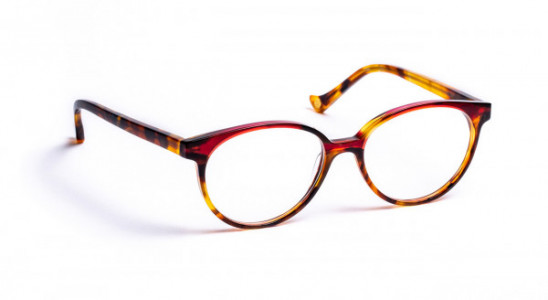 VOLTE FACE NINE Eyeglasses, YELLOW DEMI / RED (9030)