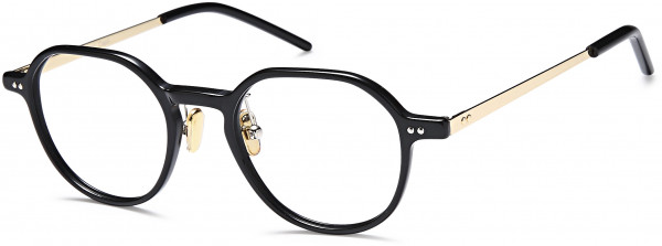 Di Caprio DC335 Eyeglasses, Black Gold