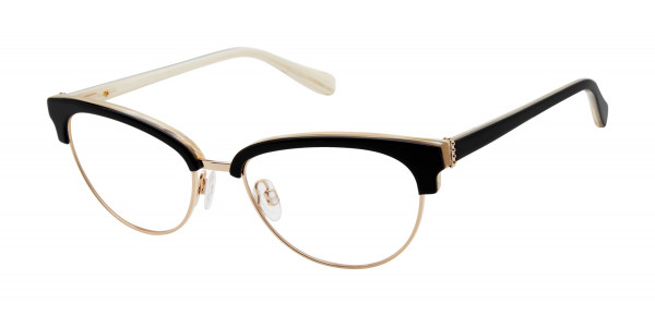 Tura by Lara Spencer LS123 Eyeglasses, Black/Gold (BLK)