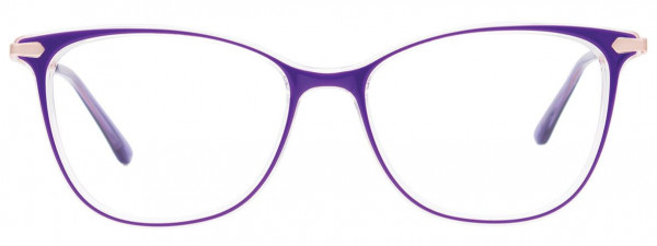 Takumi TK1128 Eyeglasses, 080 - Violet & Crystal