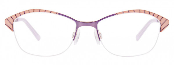 Takumi TK1117 Eyeglasses, 080 - Satin Light Lavender & Light Brown