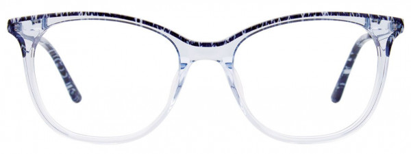 Takumi TK1121 Eyeglasses, 050 - Blue Marbled & Crystal Light Blue