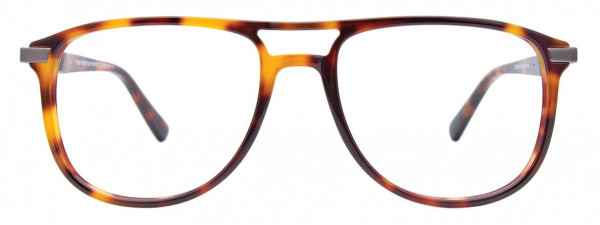 Takumi TK1127 Eyeglasses, 010 - Demi Amber & Satin Steel