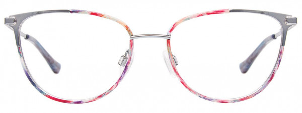 Paradox P5071 Eyeglasses, 050 - Shiny Light Blue & Marbled Pink