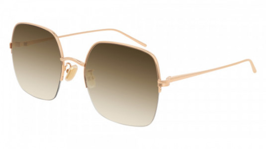 Boucheron BC0091S Sunglasses, 003 - GOLD with BROWN lenses