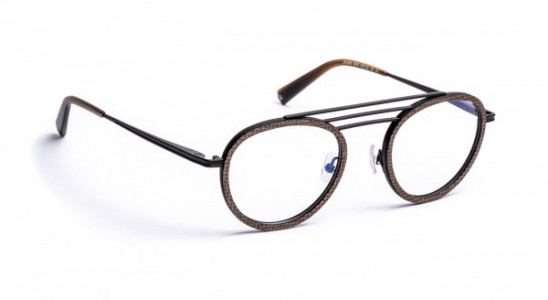 J.F. Rey JF2898 Eyeglasses, FIBER GLASS BROWN/SILVER/BLACK (9000)