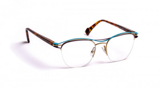J.F. Rey JF2878 Eyeglasses, YELLOW / BLUE / PLUM (5090)