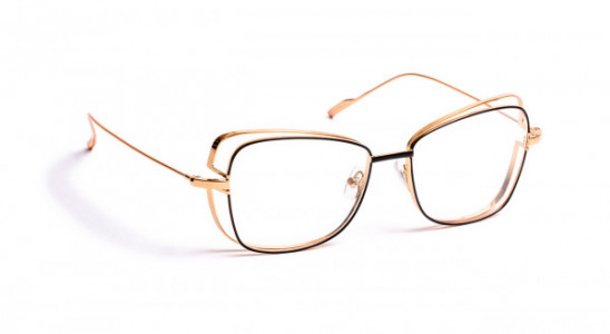 J.F. Rey JF2886 Eyeglasses, BLACK / SHINY PINK GOLD (0055)