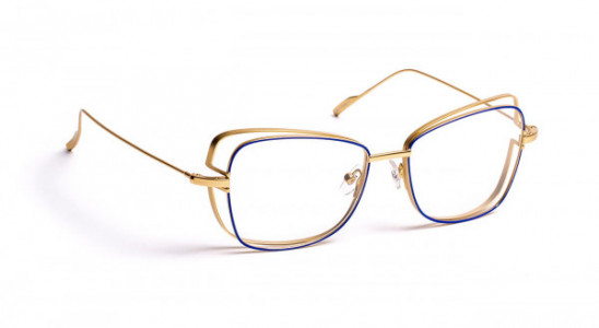 J.F. Rey JF2886 Eyeglasses, BLUE / LIGHT SATINED GOLD (2050)