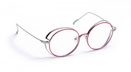 J.F. Rey JF2885 Eyeglasses, CHERRY / SHINY RUTHENIUM (3505)