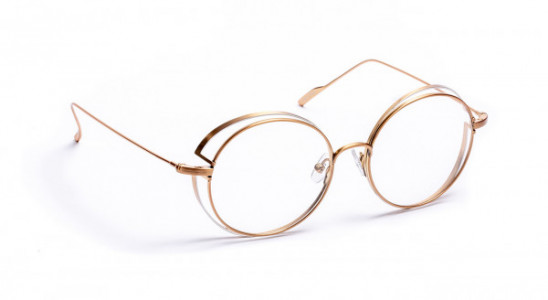 J.F. Rey JF2885 Eyeglasses, BRUSHED PINK GOLD / WHITE (5510)