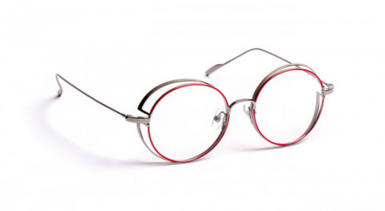 J.F. Rey JF2884 Eyeglasses, STRAWBERRY / SHINY RUTHENIUM (3505)