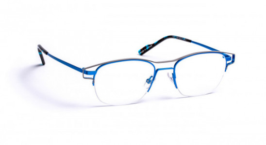 J.F. Rey JF2871 Eyeglasses, SHINY RUTHENIUM / BLUE (0520)