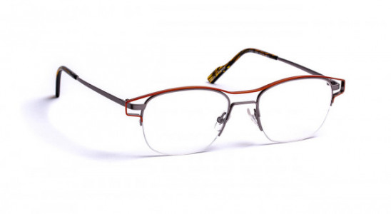 J.F. Rey JF2871 Eyeglasses, ORANGE / RUTHENIUM (6005)