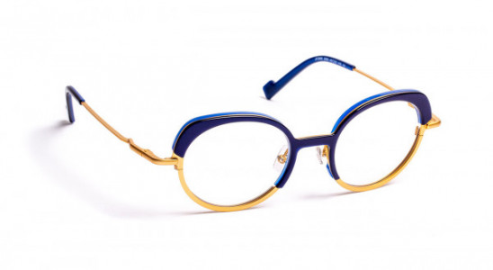 J.F. Rey JF2866 Eyeglasses, DARK BLUE / SATIN GOLD (2550)