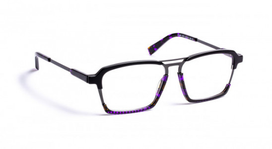 J.F. Rey JF1490 Eyeglasses, MATT BLACK/TISSUE PURPLE/ORANGE (0070)