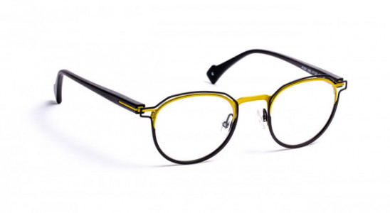 J.F. Rey JF2891 Eyeglasses, SATINED BLACK / SATINED YELLOW (0050)