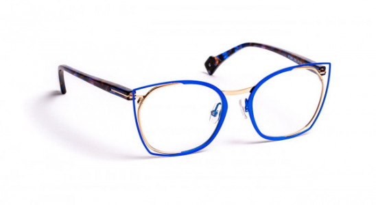 J.F. Rey JF2889 Eyeglasses, SATINED BLUE / SHINY PINK GOLD (2585)