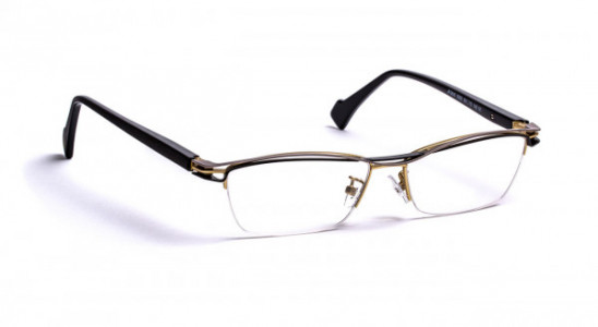 J.F. Rey JF2855-AF Eyeglasses, AF  GOLD / SILVER / BLACK (5000)