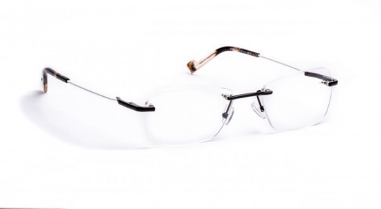 J.F. Rey JF2853-AF Eyeglasses, AF  SATINED BLACK / WHITE (0010)