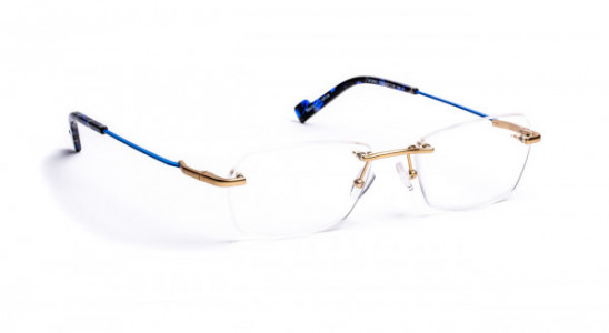 J.F. Rey JF2853-AF Eyeglasses, AF  MAT GOLD / BLUE (5525)