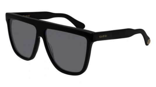 Gucci GG0582S Sunglasses, 001 - BLACK with GREY lenses