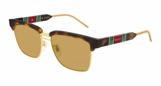 Gucci GG0603S Sunglasses, 006 - HAVANA with BROWN lenses