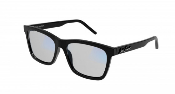 Saint Laurent SL 318 Sunglasses, 007 - BLACK with GREY lenses
