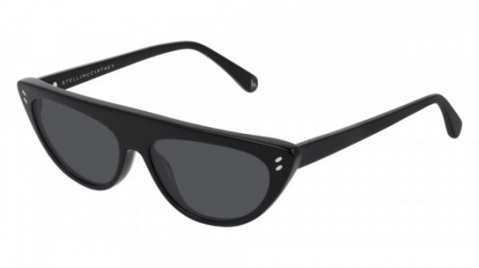Stella McCartney SK0057S Sunglasses, 001 - BLACK with SMOKE lenses