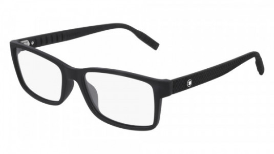 Montblanc MB0066O Eyeglasses, 001 - BLACK