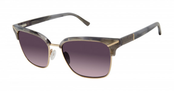 L.A.M.B. LA567 Sunglasses, Grey / Gold (GRY)
