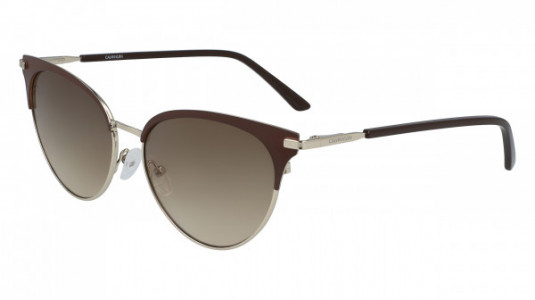 Calvin Klein CK19309S Sunglasses, (200) SATIN BROWN