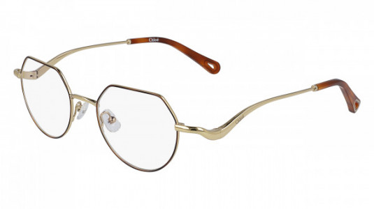 Chloé CE2156 Eyeglasses, (757) YELLOW GOLD/HAVANA