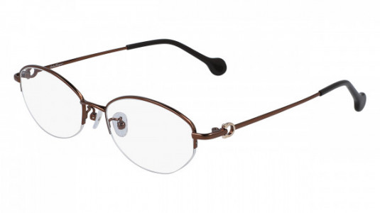 Ferragamo SF2537A Eyeglasses, (210) SHINY BROWN