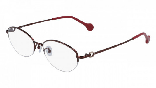 Ferragamo SF2537A Eyeglasses, (603) SHINY BORDEAUX