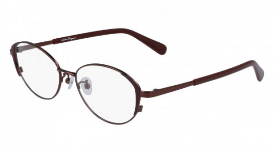 Ferragamo SF2540A Eyeglasses, (603) SHINY BORDEAUX