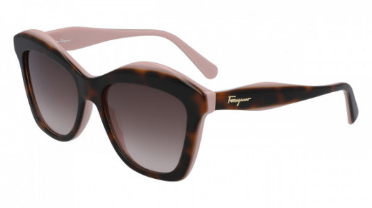 Ferragamo SF941S Sunglasses, (219) HAVANA/ROSE