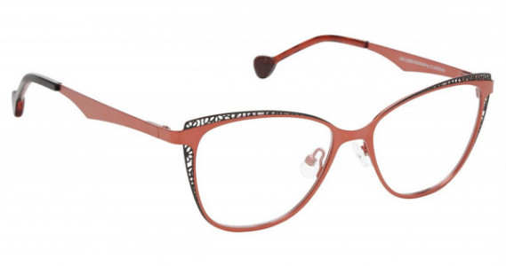 Lisa Loeb UPSIDE Eyeglasses, CHERRY/LICORICE (C2)
