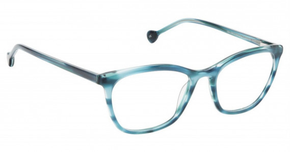 Lisa Loeb BEYOND Eyeglasses, AQUA HORN (C2)